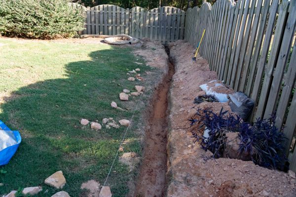 Trench Drain Installation in Lewisville