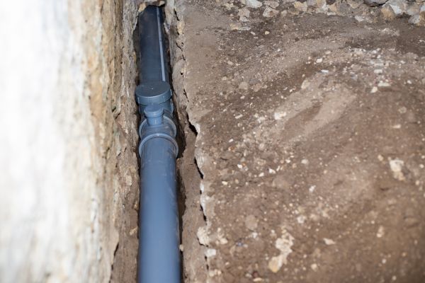 Drain Line Installation in Lewisville