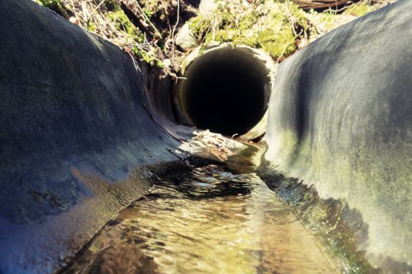 Drainage Swale Installation in Lewisville