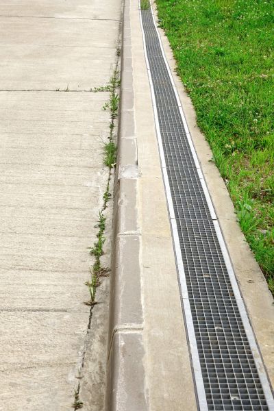 Concrete Drain Installation in Lewisville